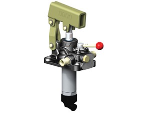 意大利OMFB公司PMI系列雙作用液壓手動泵，排量12cc/25cc/45cc，壓力：350bar/300bar/270bar，可帶或不帶安全閥。油箱安裝。